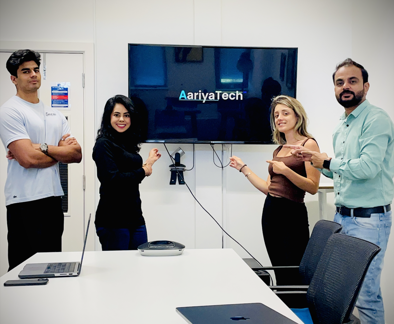 AariyaTech team collaboration